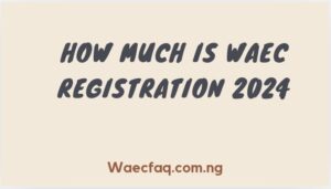How Much Is Waec Registration 2024