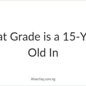 What Grade Is A 15 Year Old In