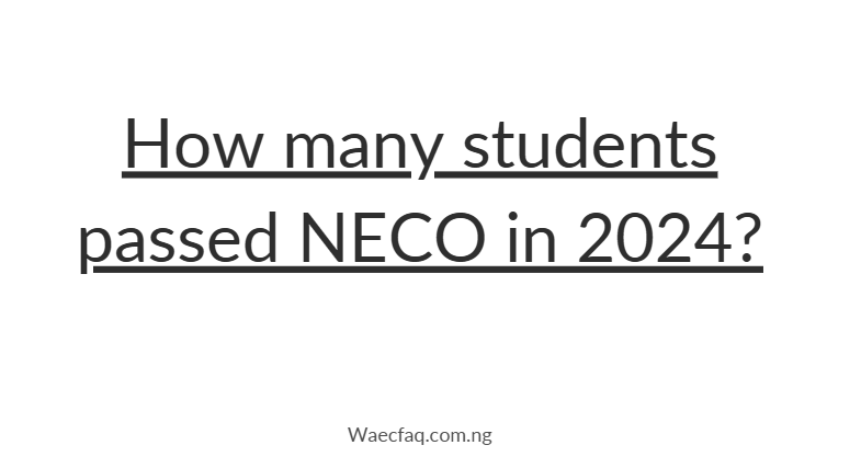 How To Use The Neco Exam Result Checker Your Complete Guide