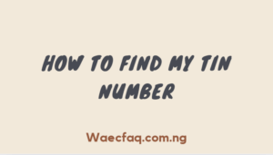 How to Find My TIN Number