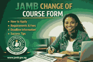 Jamb Change Of Course Form
