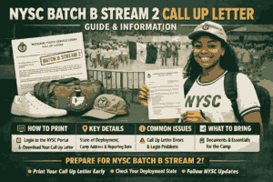 Nysc Batch B Stream 2 Call Up Letter