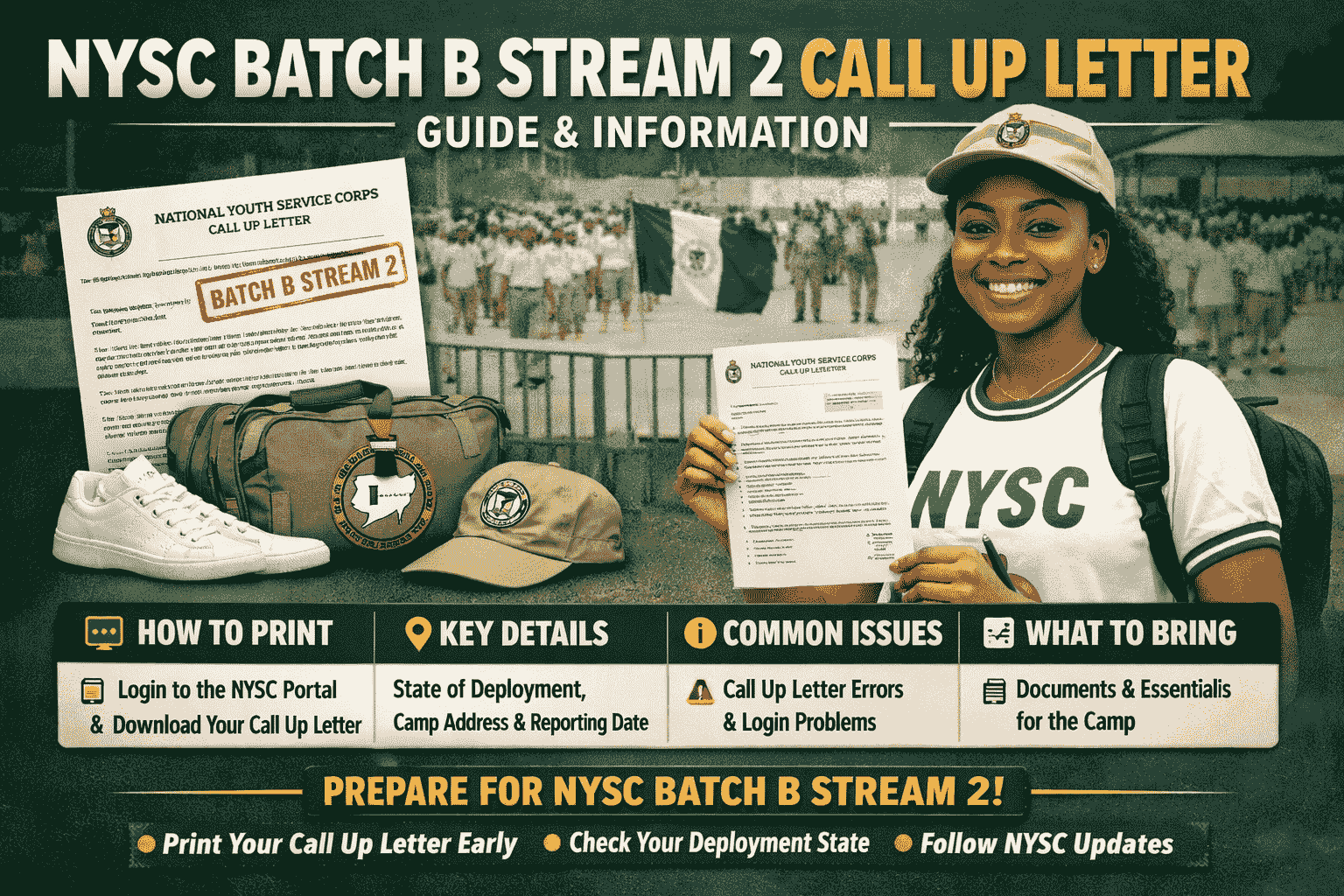 Nysc Batch B Stream 2 Call Up Letter