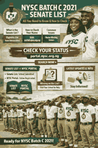 Nysc Batch C 2021 Senate