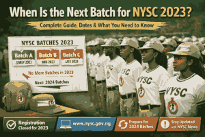 When Is The Next Batch For Nysc 2023
