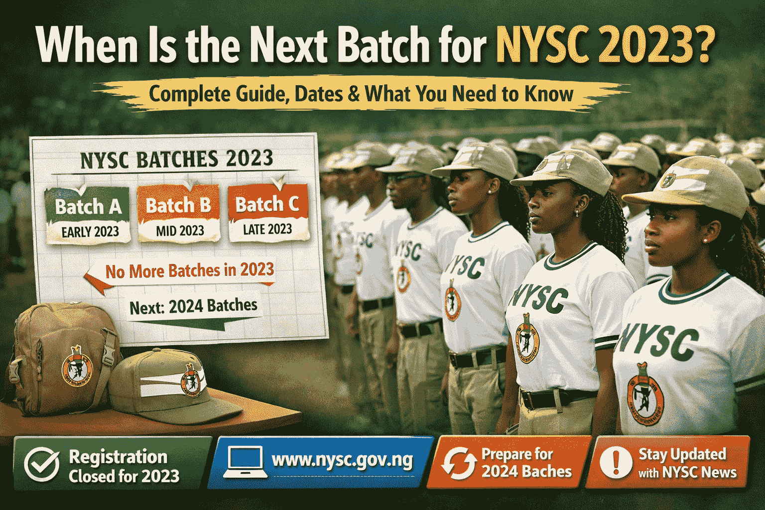 When Is The Next Batch For Nysc 2023