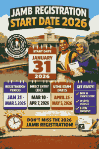 Jamb Registration Start Date 2026