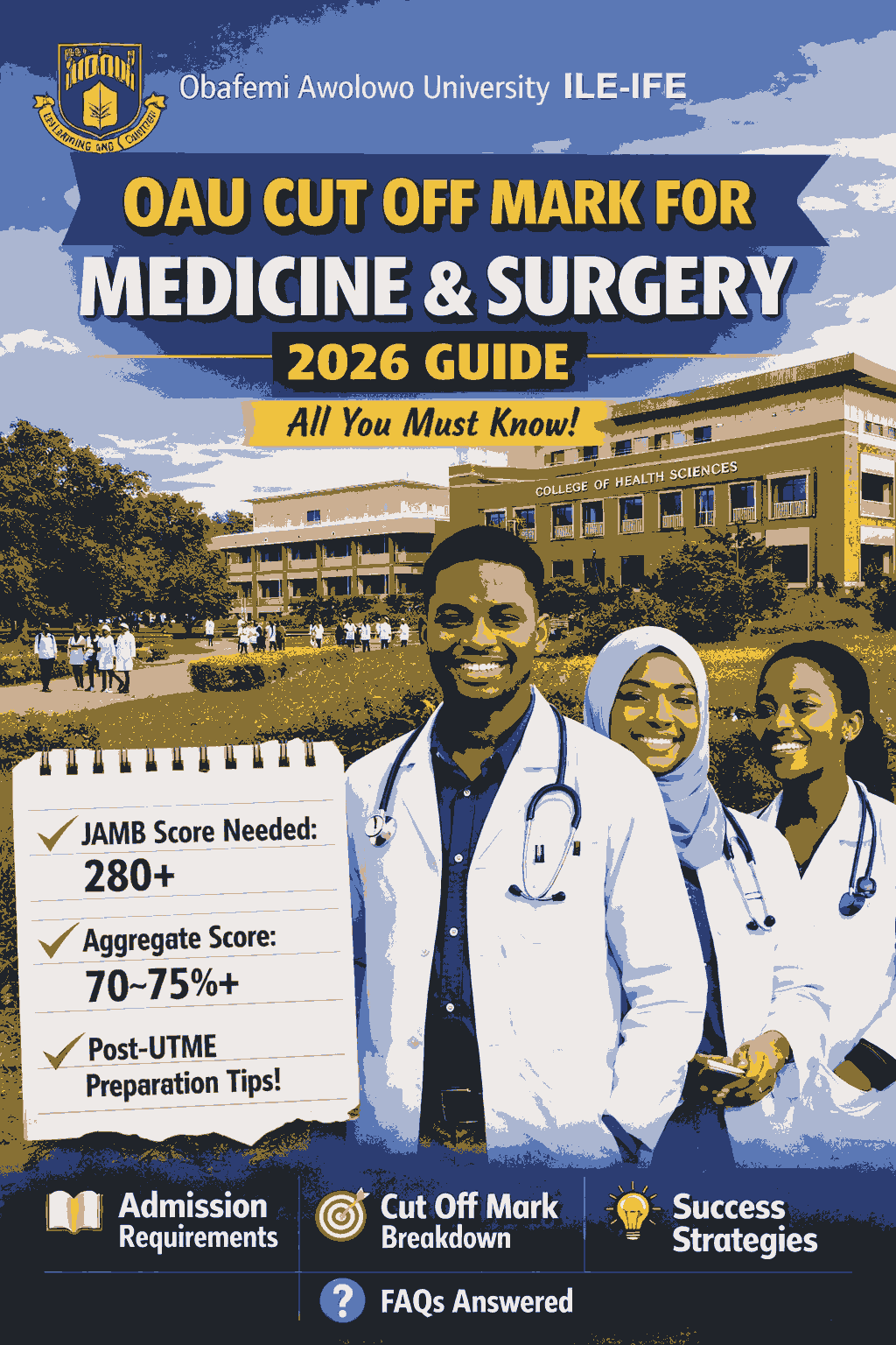 Oau Cut Off Mark For Medicine And Surgery