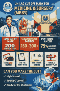 UNILAG Cut Off Mark for Medicine and Surgery (MBBS): Complete 2026 Guide for Aspirants