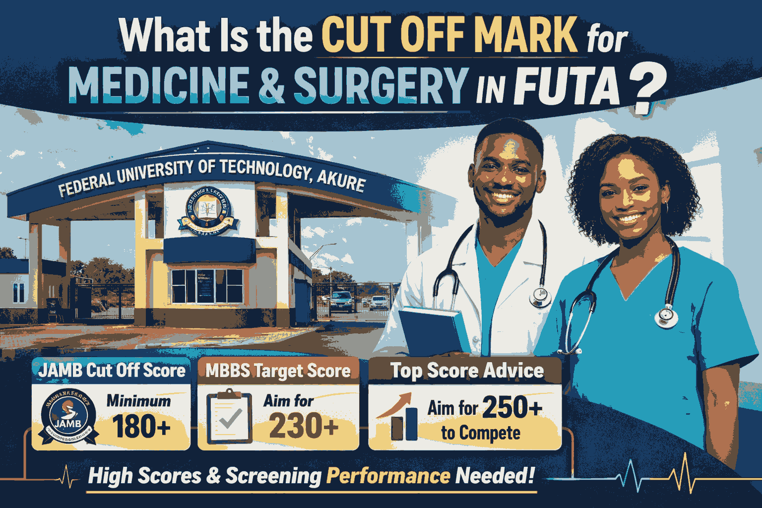 What Is The Cut Off Mark For Medicine And Surgery In Futa